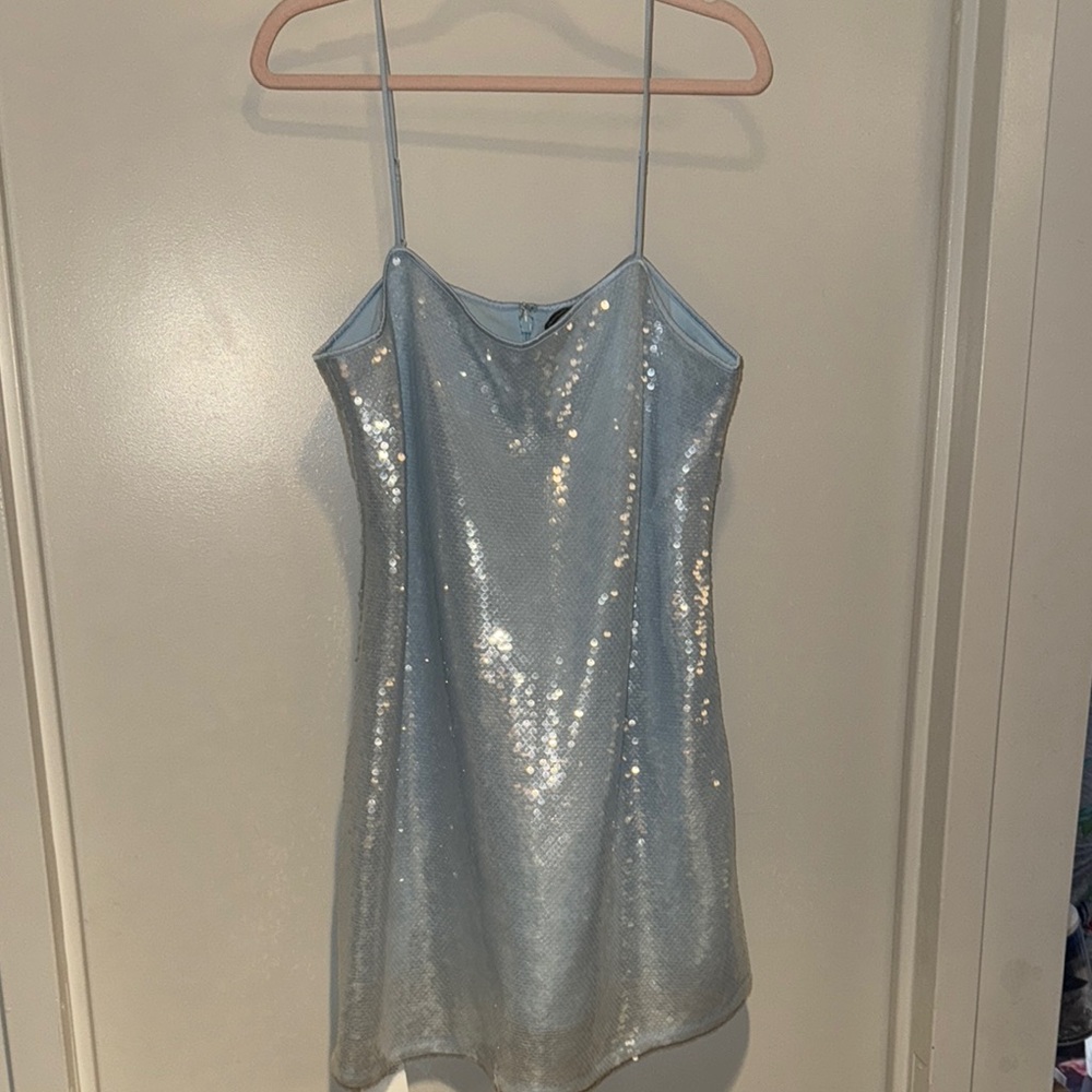 Abercrombie & Fitch Shimmering Silver Camisole